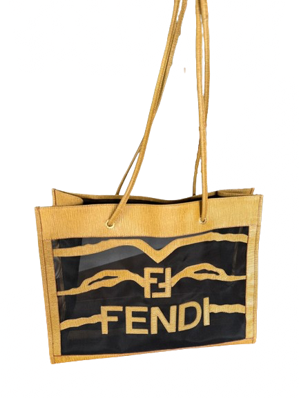 Fendi transparent tote sales