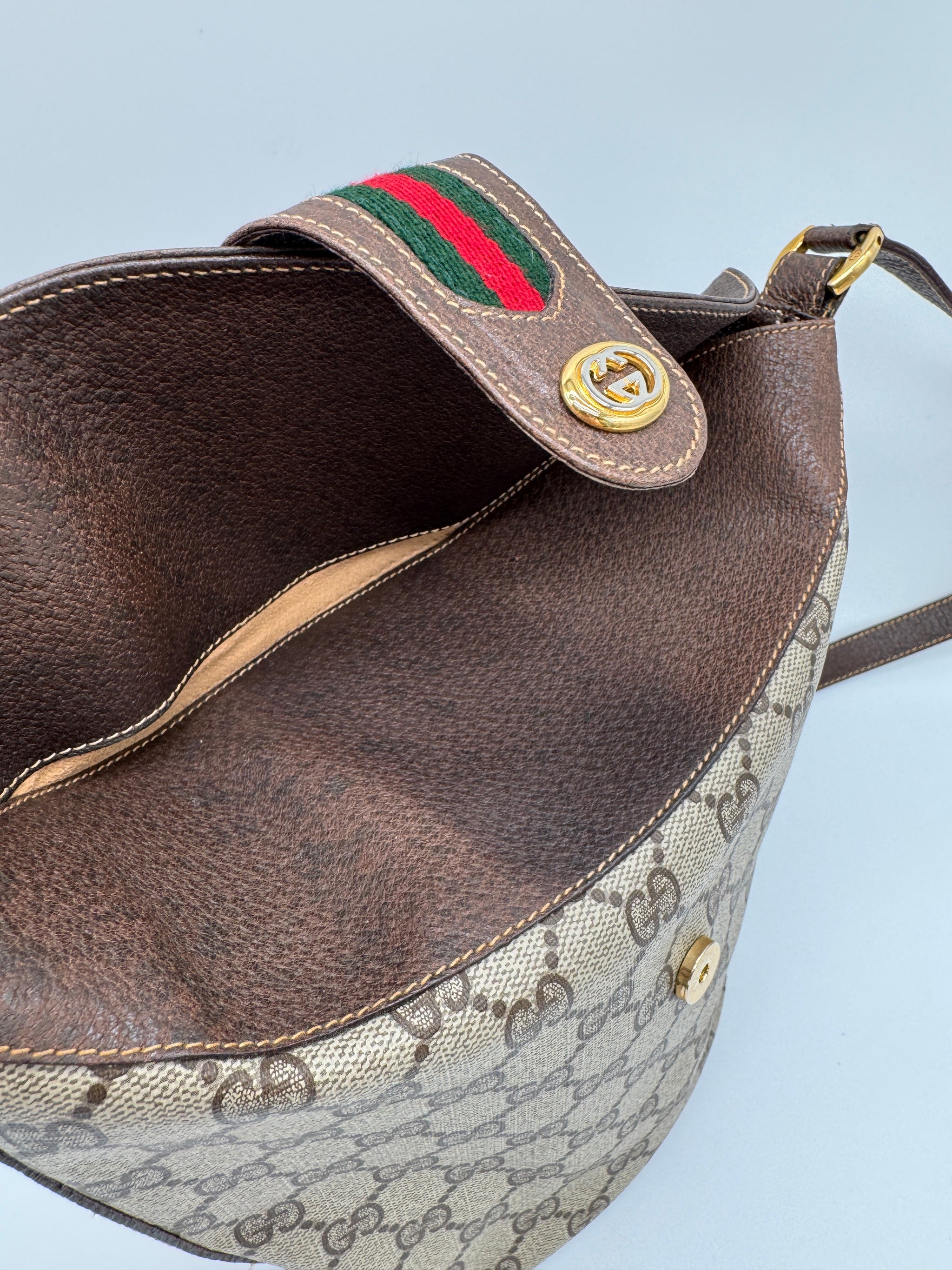 Gucci Sherry Line Crossbody Bag in Monogram Canvas – Moja